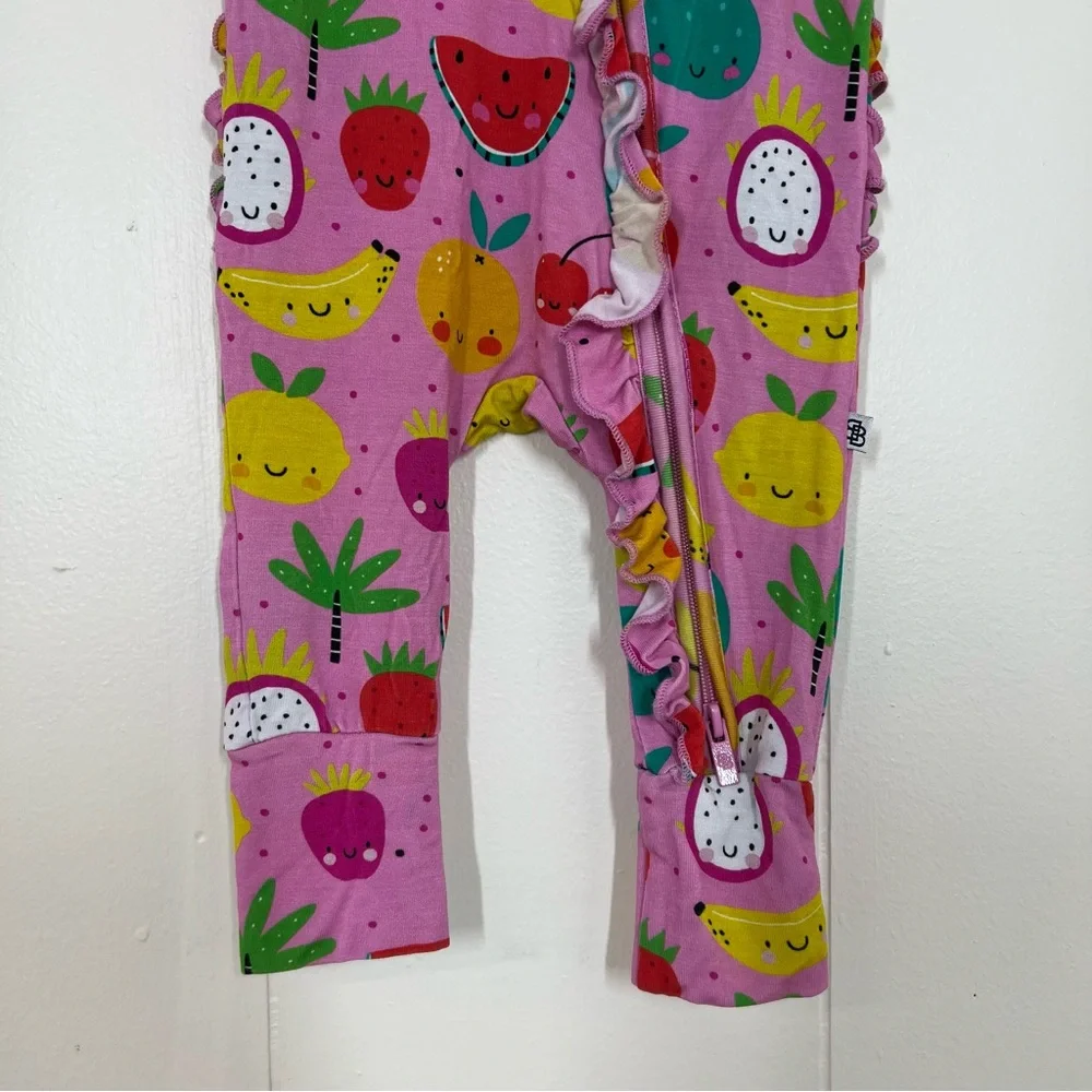 Bums & Roses Little Bum Bums Fruit Sleeveless Ruffle Romper